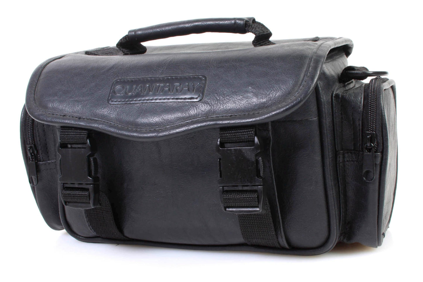 Camera Bag 1970s Black Leather