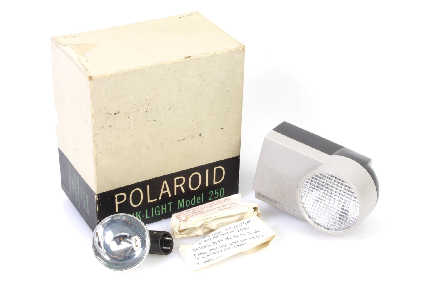 Polaroid Wink-Light Model 250 Flash for Polaroid Land Camera in Box FAST N FREE