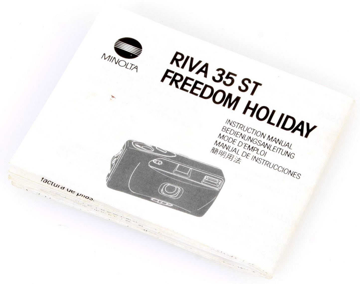 Minolta Riva 35 ST Freedom Holiday Manual