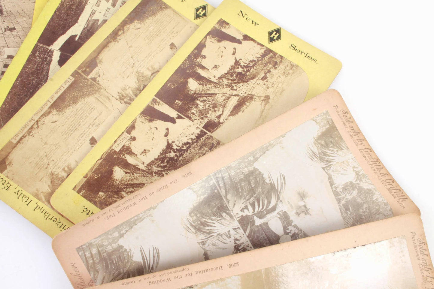 stereoview Cards Lot of 19