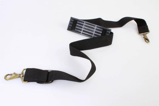 Camera bag strap H.D. vintage, brass clips