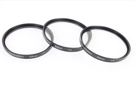 58mm Macro Filters 3pack With 52mm Adapter