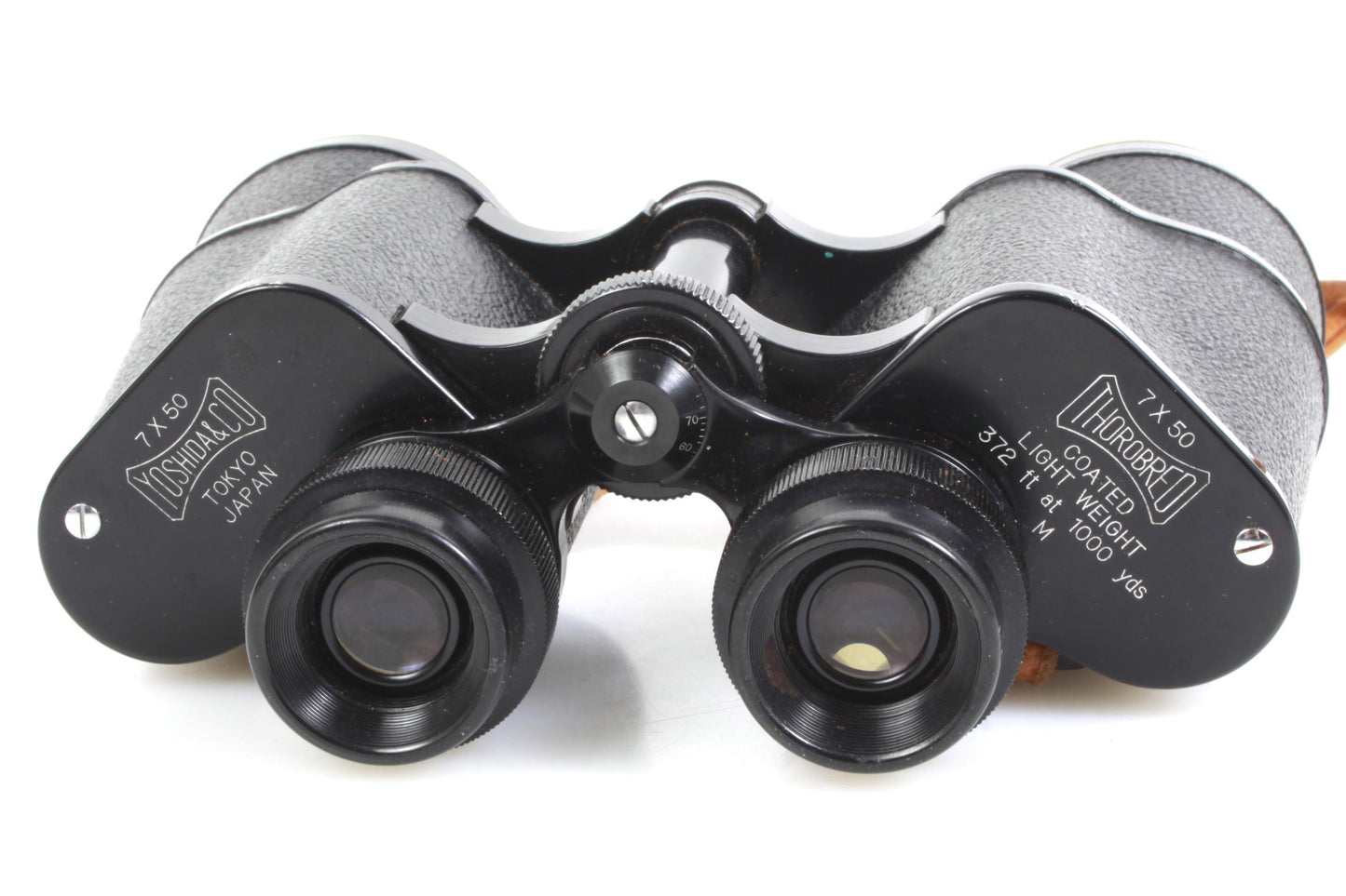 Vintage Yoshida & Co. Tokyo Japan 7x50 Thorobred Binoculars w/ Case