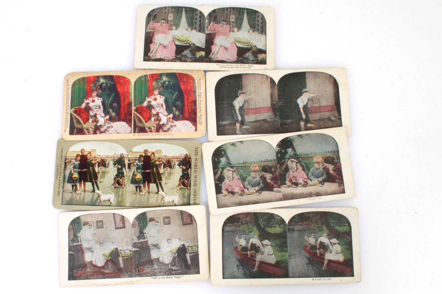 Stereoview Cards Lot of 7