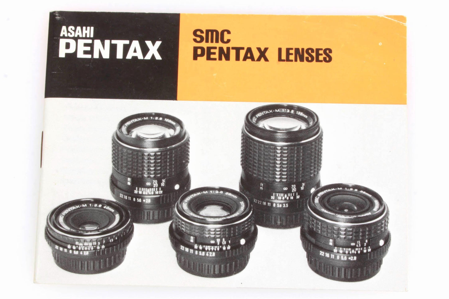 Pentax SMC Lens Booklet