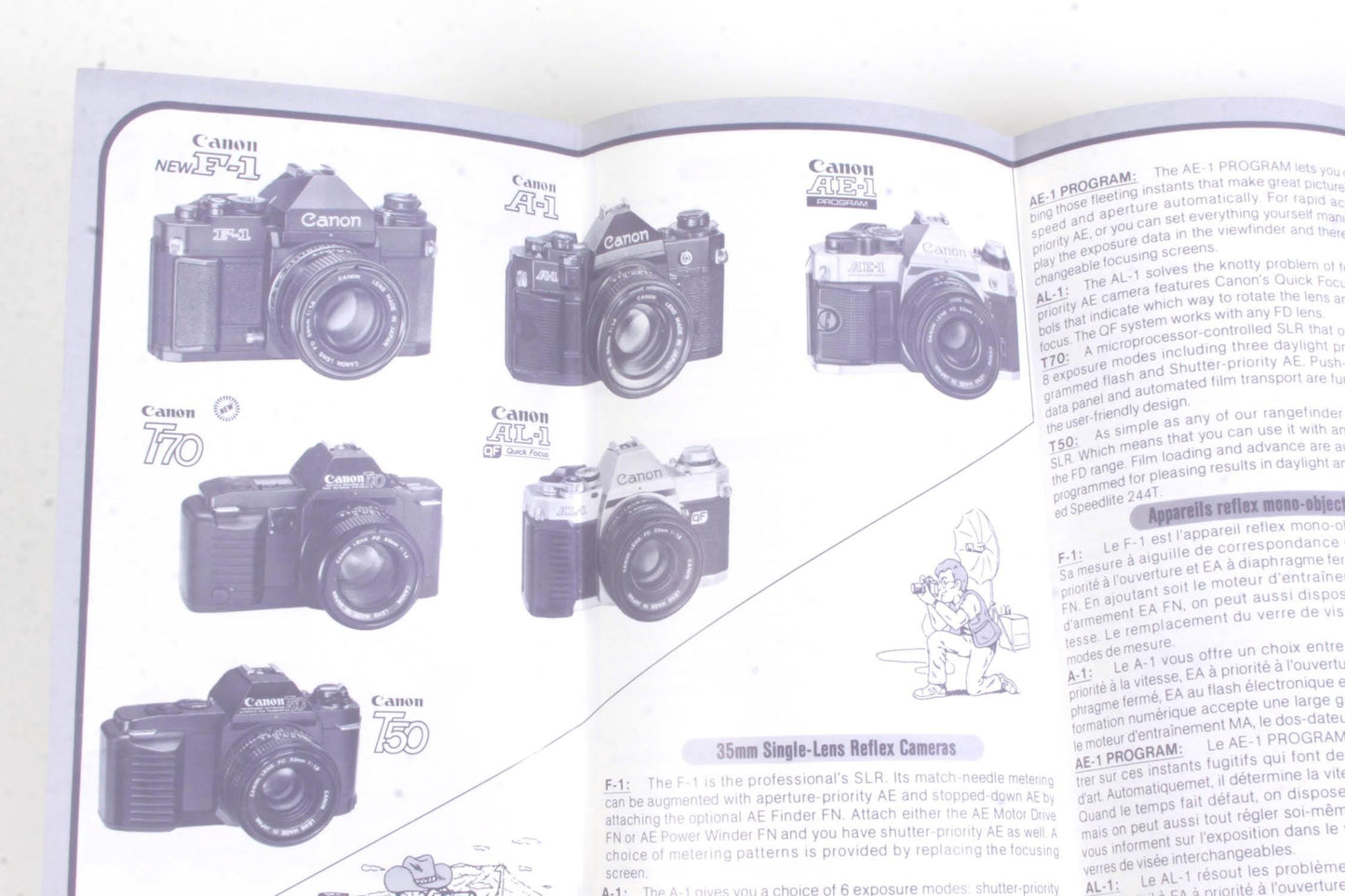 Canon Products Guide and Interchangeable FD Lenses Instructions