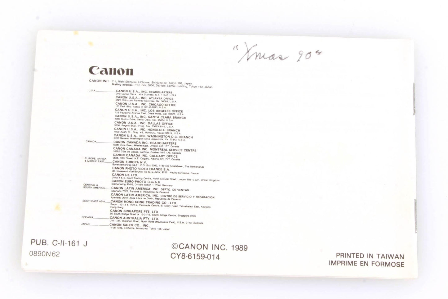 Canon Snappy AF Manual