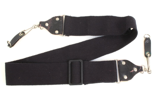 Camera Strap 1980s Black Wide w/ Strap Protectors