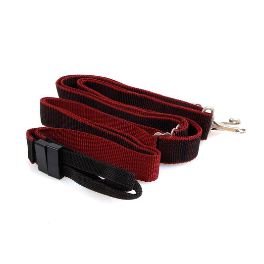 Vintage Camera Bag Strap Crimson/Black