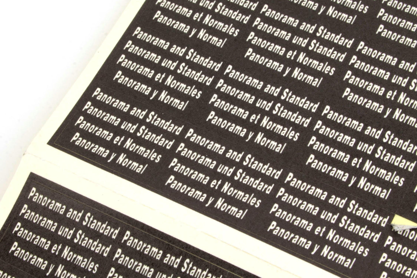 Pentax Panorama Film Stickers