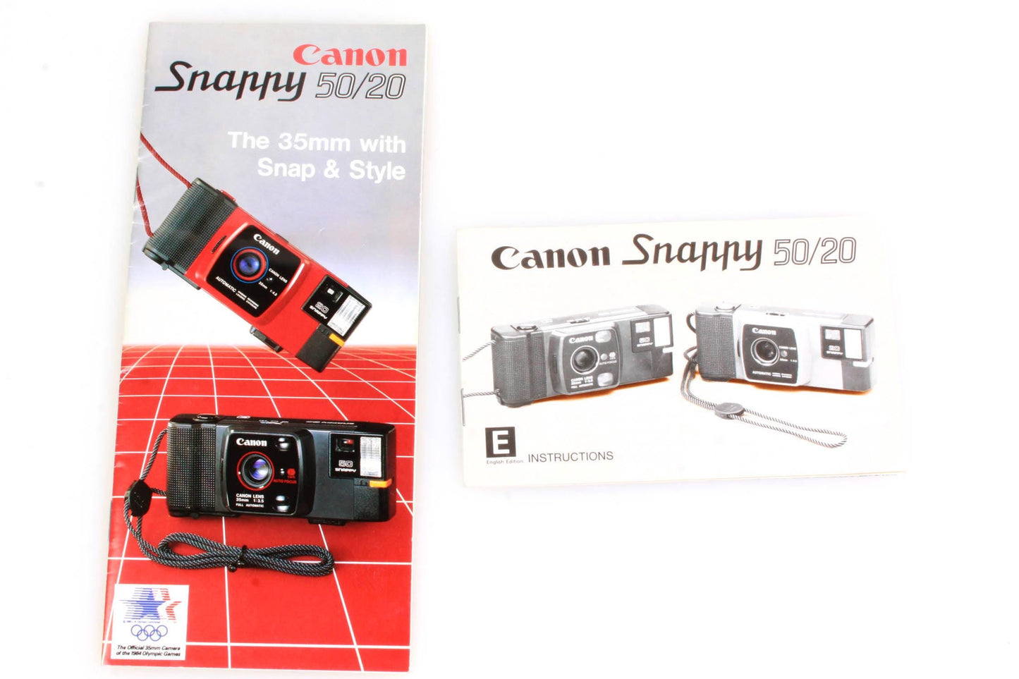 Canon Snappy 50/20 Instructions and Brochure