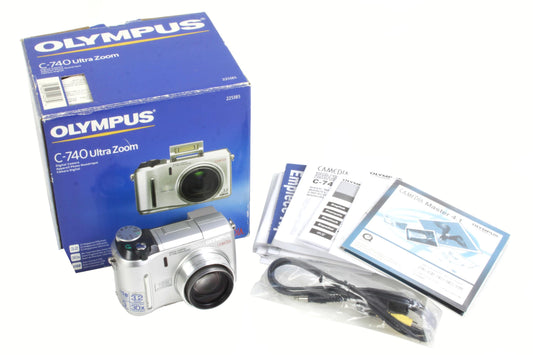 Olympus C-740 - Early Digital Camera - For Parts