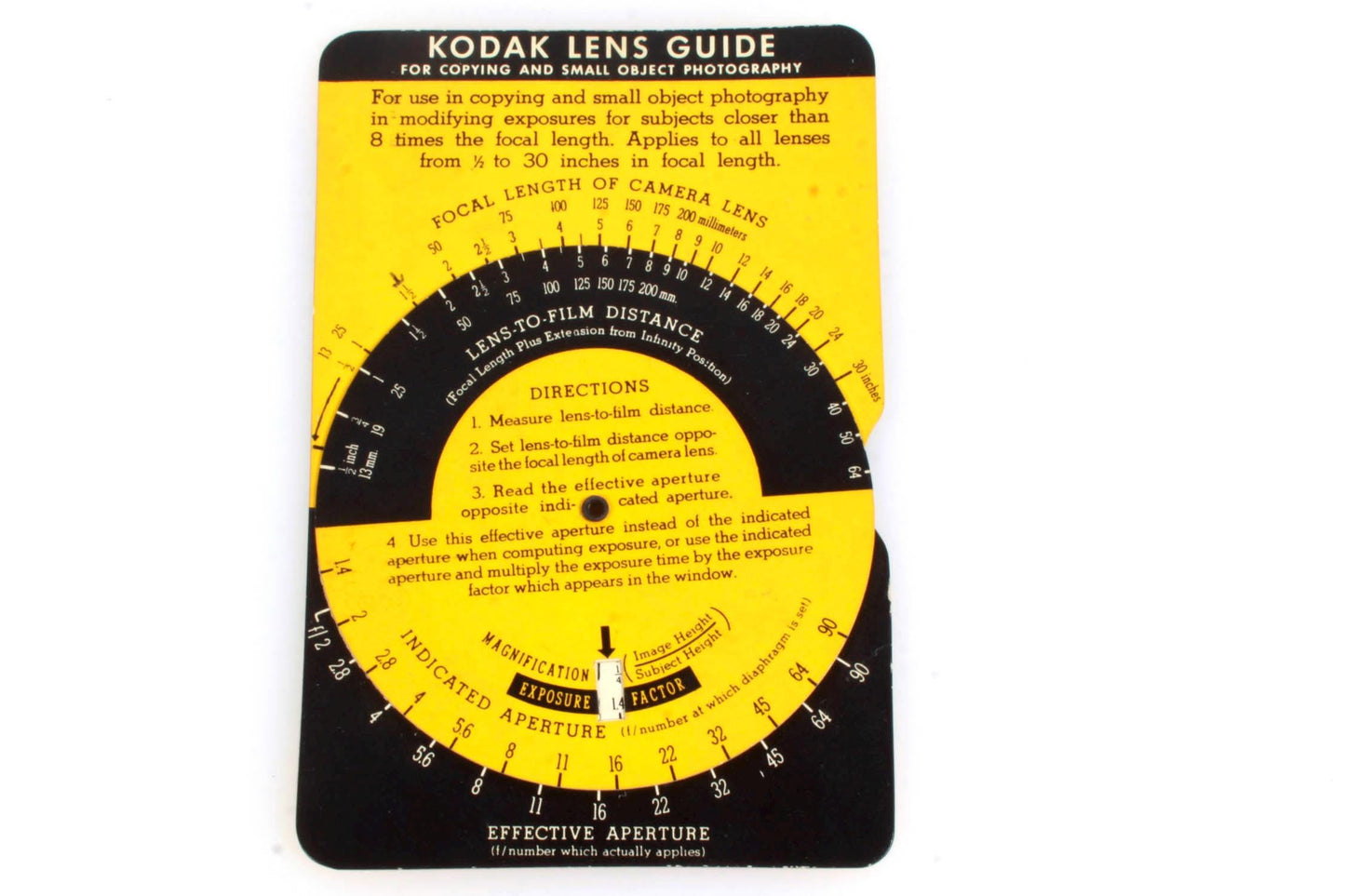 Kodak Lens Guide