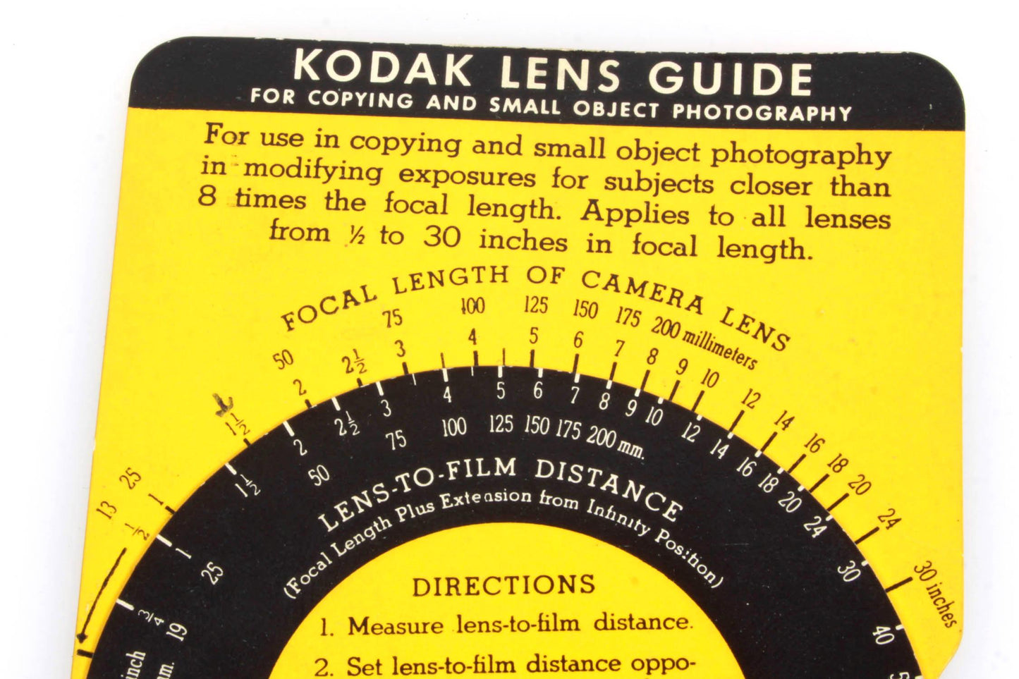 Kodak Lens Guide