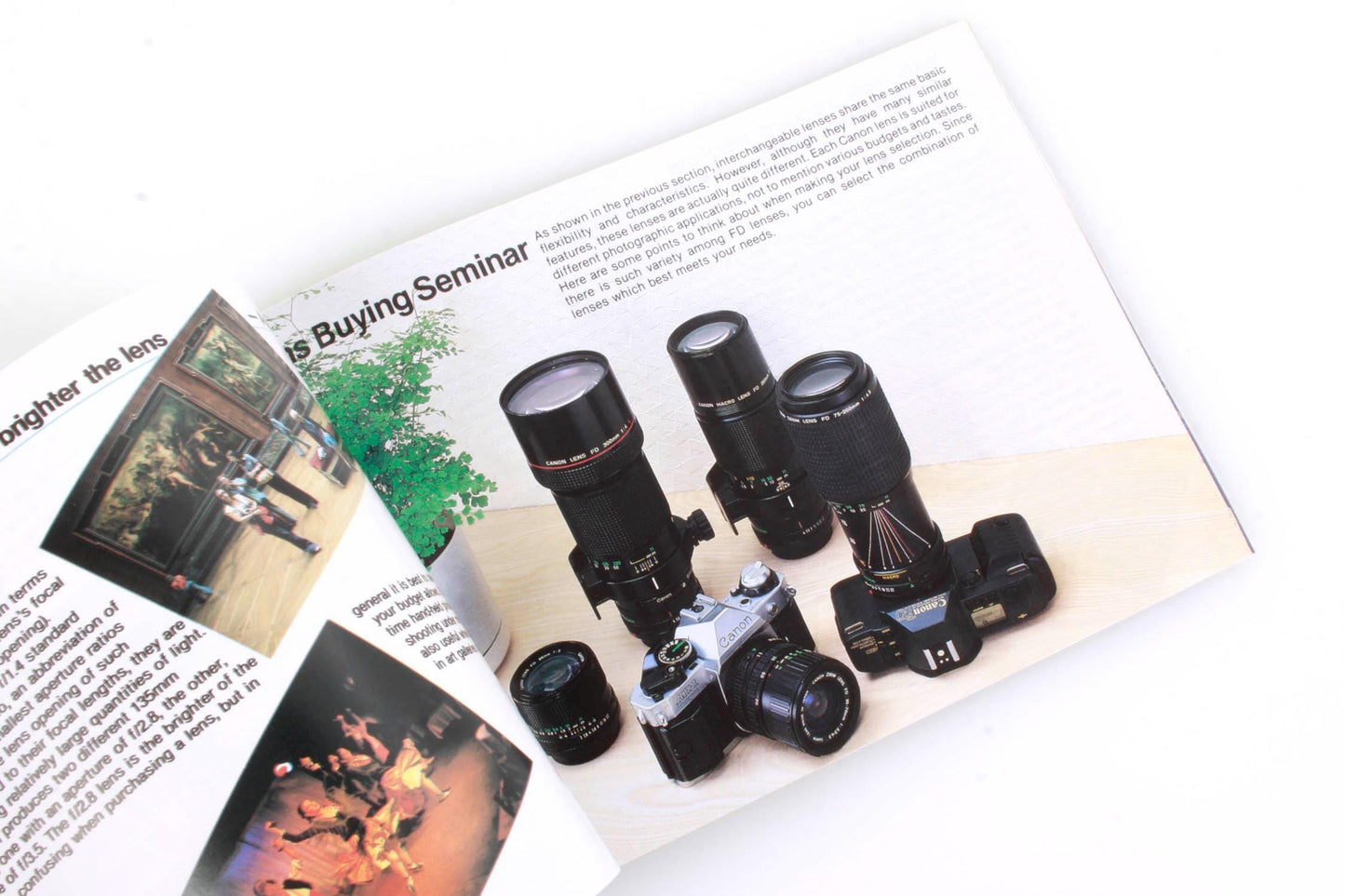 Canon Lens Wonderland FD Lens Guide Book