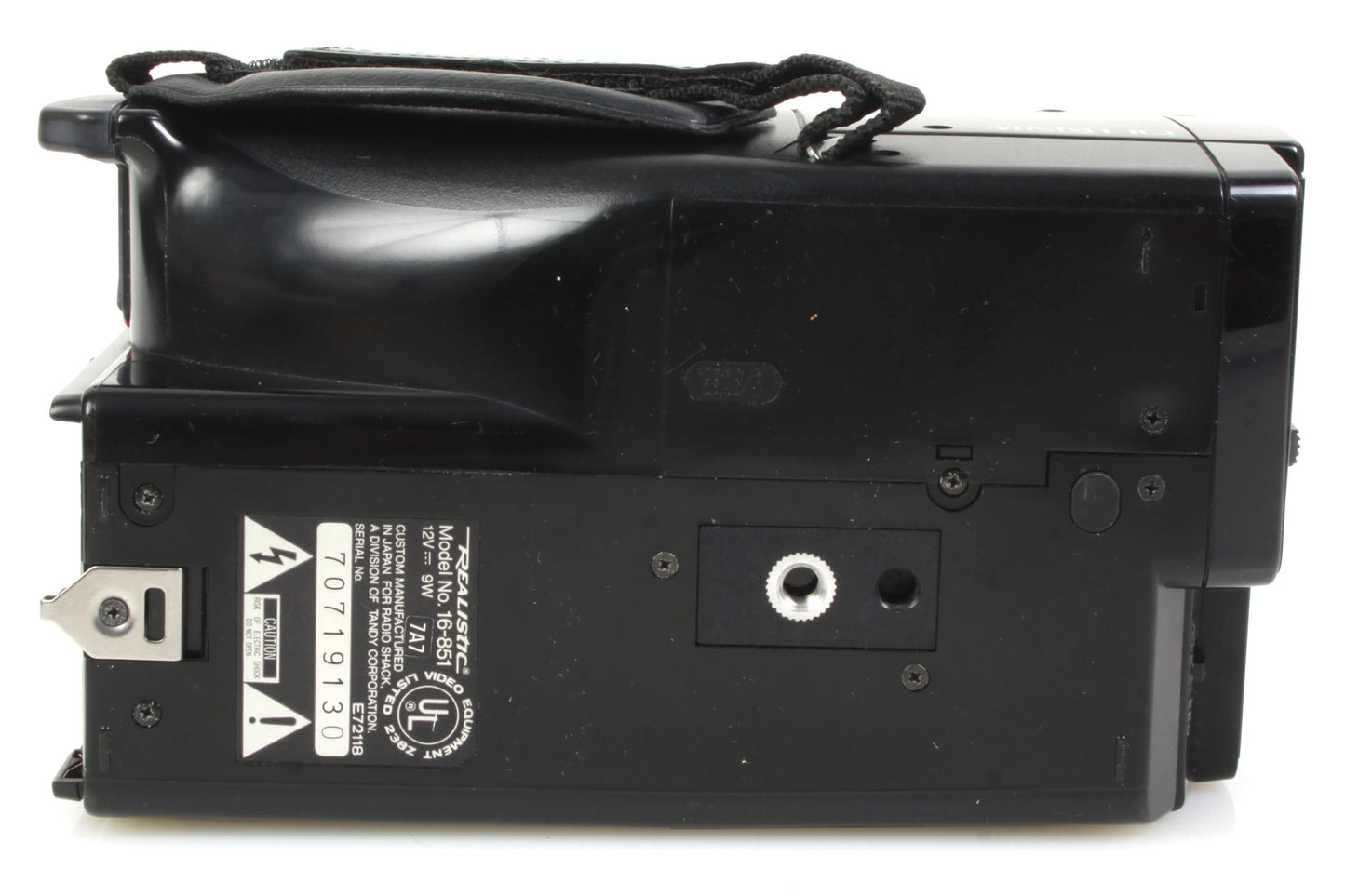 Realistic Compact Movie Camcorder VHSC Camcorder w/ Charger/Battery/Case/Strap