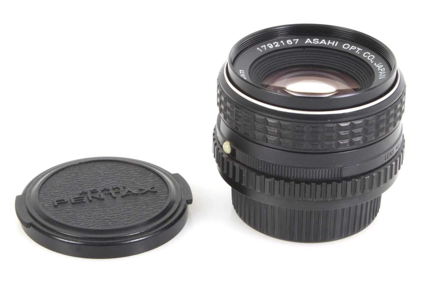 Pentax Asahi SMC 55mm f/1.8 Prime Lens K1000 1980s w/ Caps