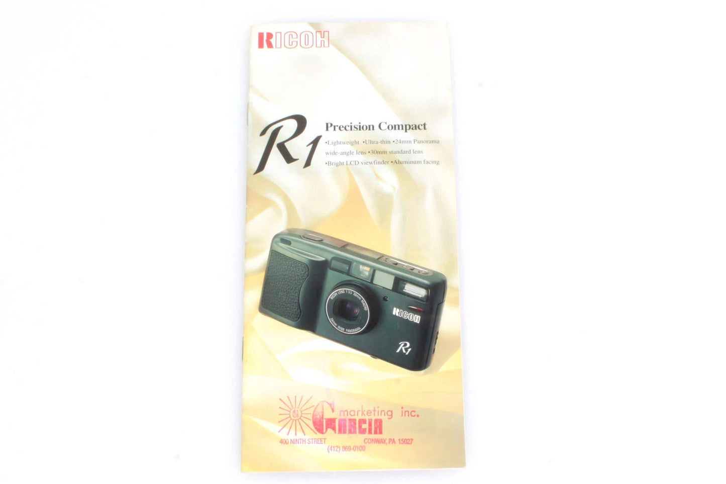 Ricoh R1 Camera Brochure