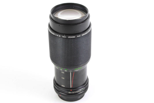 Vivitar 80-200mm F/4.5 Zoom Lens for Canon FD Mount
