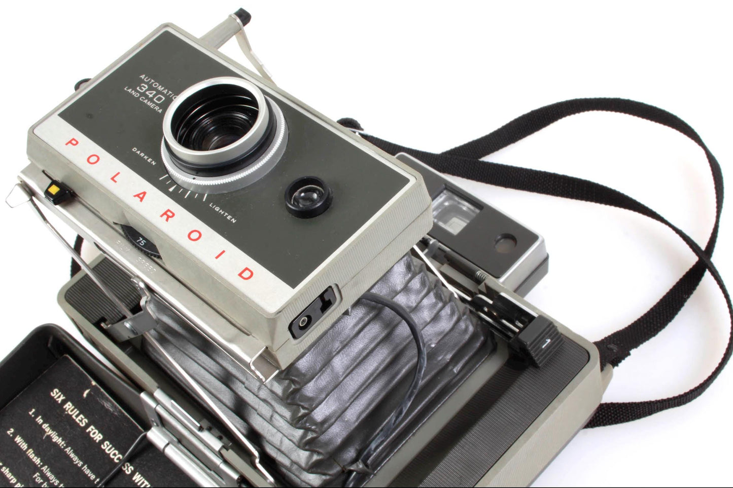 Vintage Polaroid 340 Camera with Flash