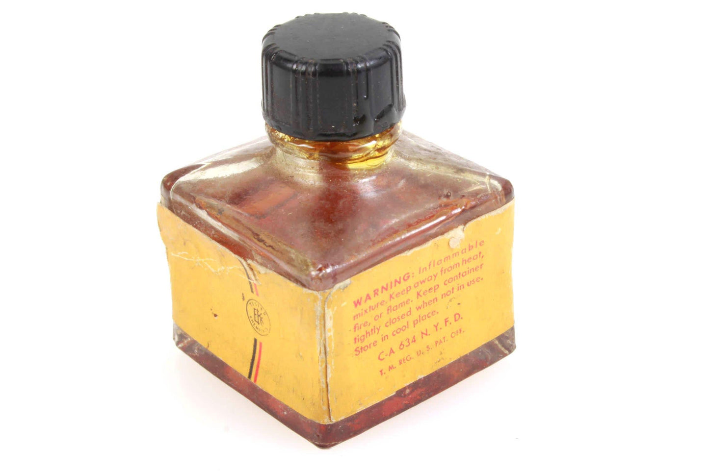 Vintage Kodak Retouching Fluid 1/2 Ounce Glass Bottle
