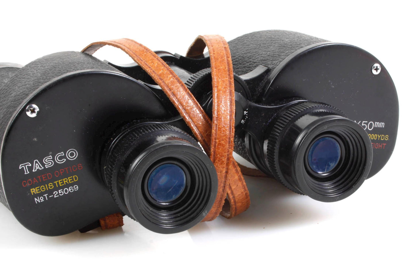 Vintage Tasco Imperial Binoculars 7X50mm 373ft at 1000 Yards w/ Case
