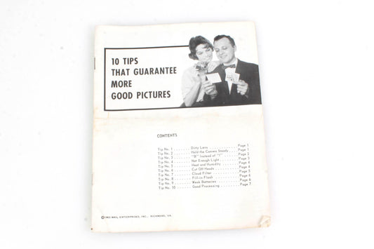 10 Tips That Guarantee More Good Pictures Booklet