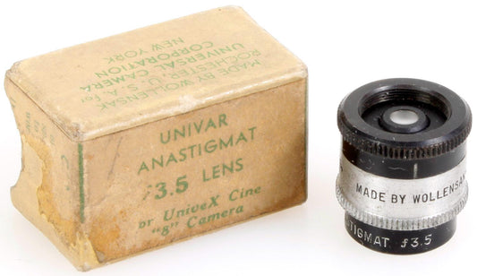 Wollensak Cine Anistigmat f/3.5 Lense in Box