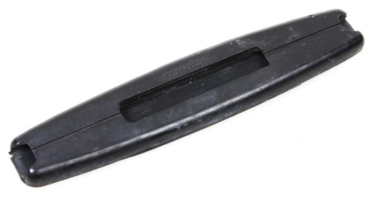 Vintage Konica Camera Strap Black Rubber Neck Pad