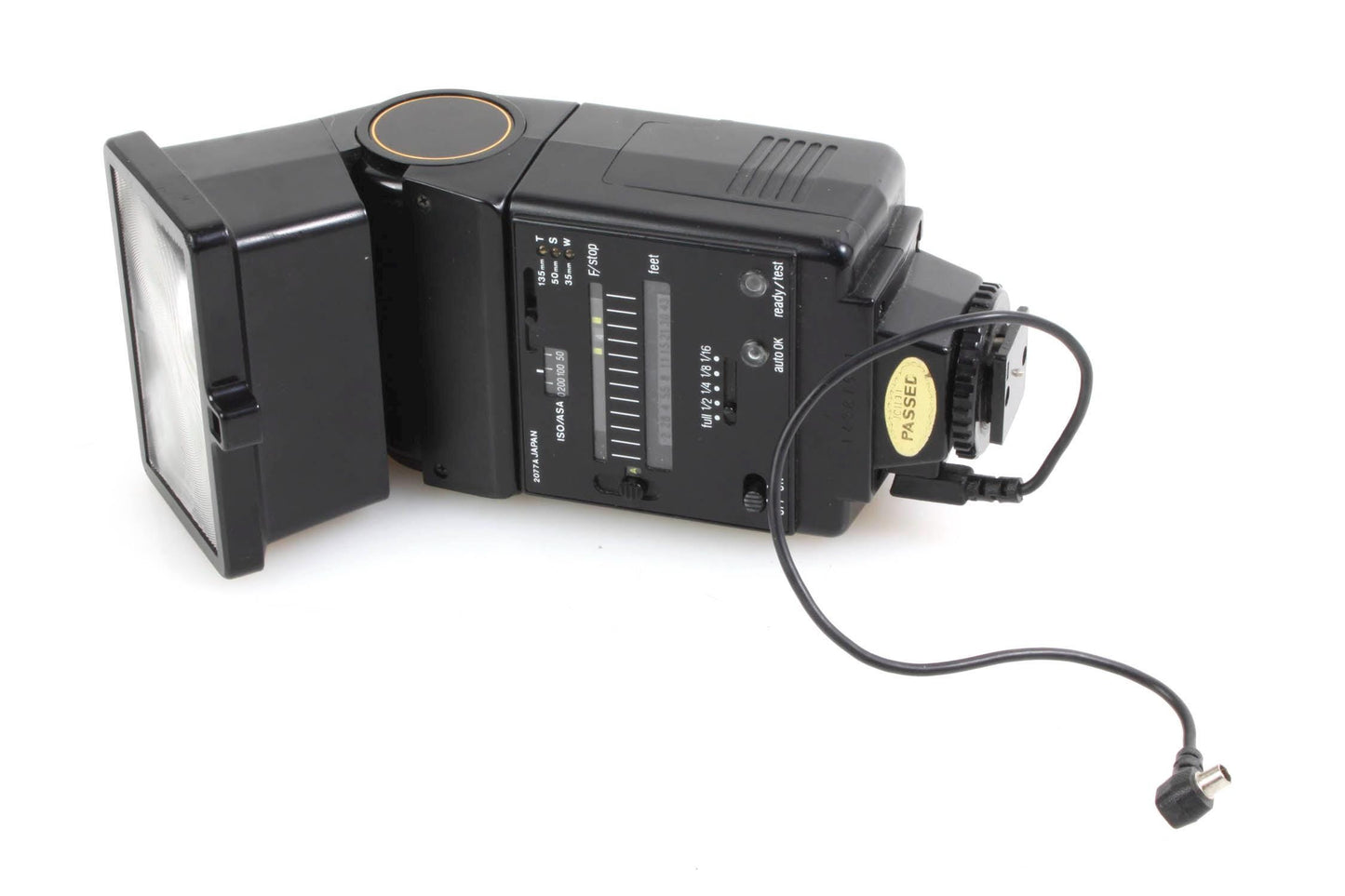 Sunpak Auot Zoom 333 Film Camera Flash WORKS with Cord & Manual