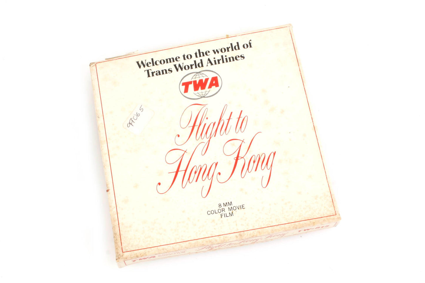 TWA Flight to Hong Kong 8mm Color Movie Film
