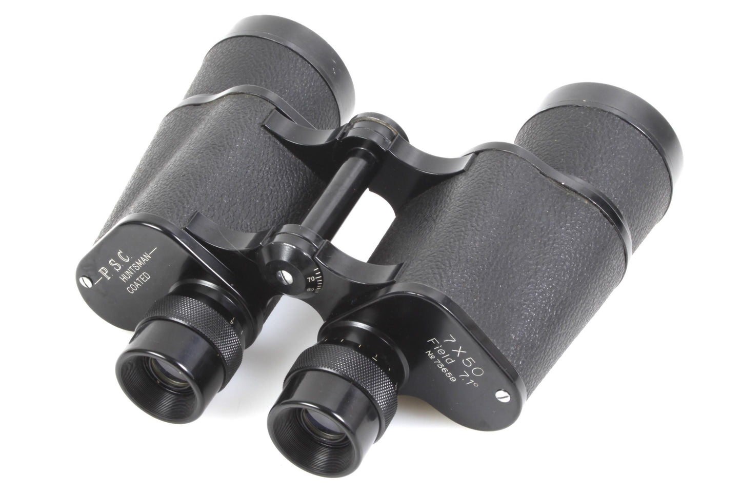 Vintage P.S.C. Huntsman Coated Binoculars 7 x 50 Field 71 w/ Case