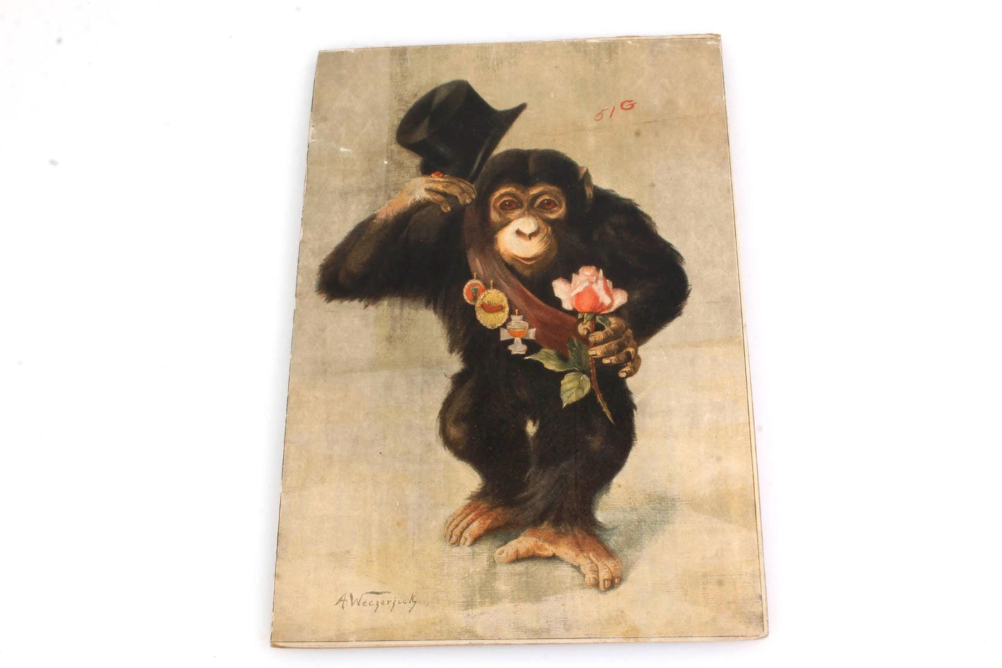 Monkey with Top Hat Print Board