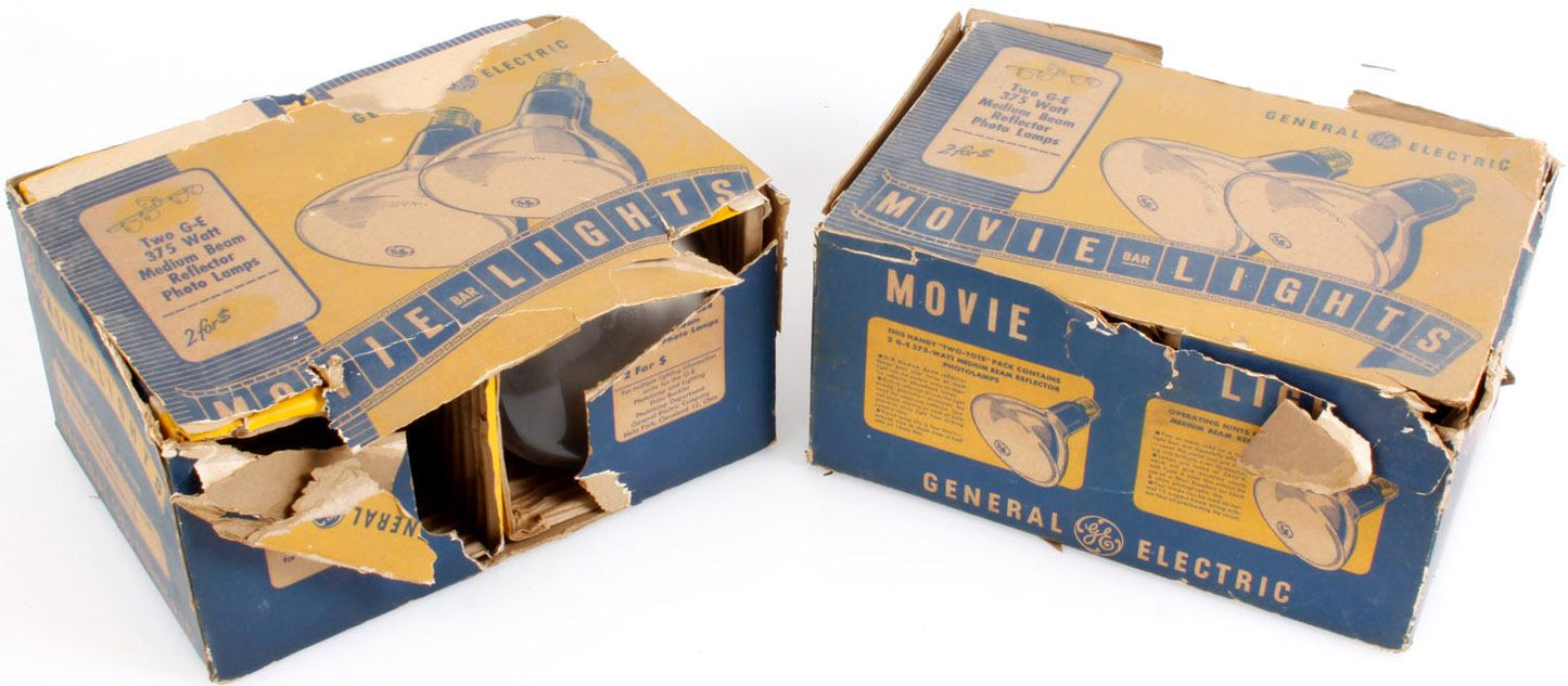 Movie Light Bulbs 375W Ea Set of 4