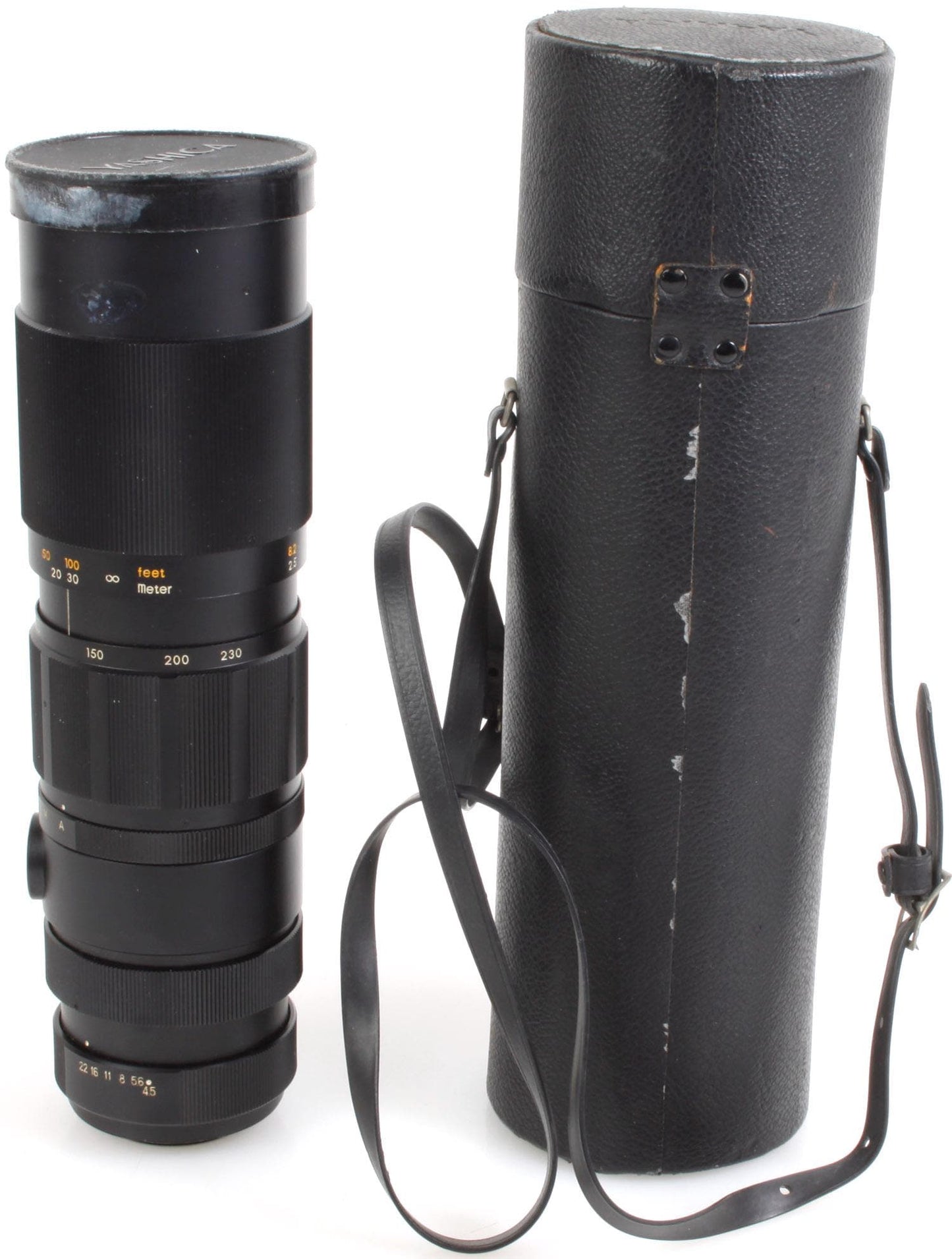 M42 Screw Mount Zoom Telephoto Lens w/ Case