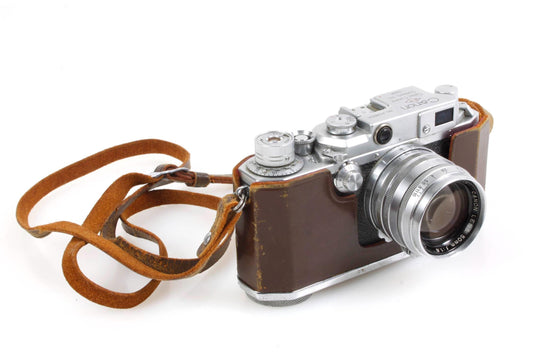 Canon Ep IIF 2F Rangefinder 35mm Film Camera w/ 50mm F/1.8 Lens TESTED