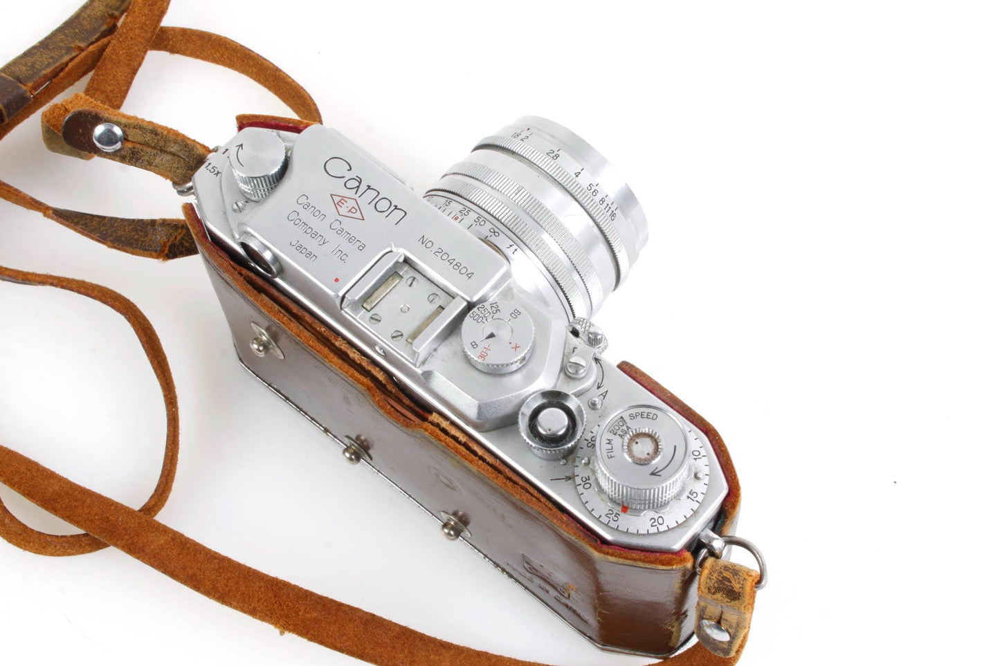 Canon Ep IIF 2F Rangefinder 35mm Film Camera w/ 50mm F/1.8 Lens TESTED