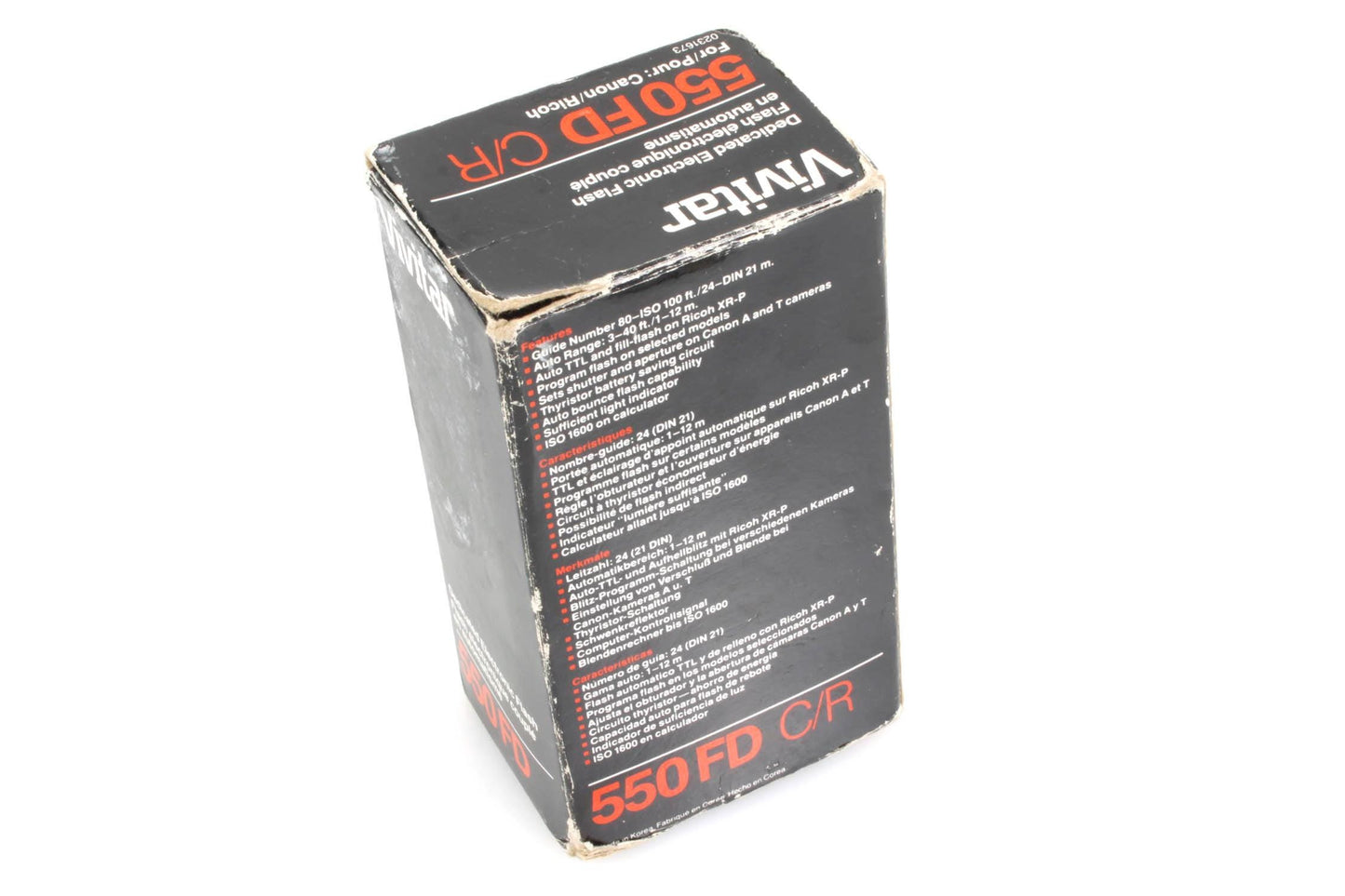 Vivitar 550 FD C/R Flash FOR PARTS