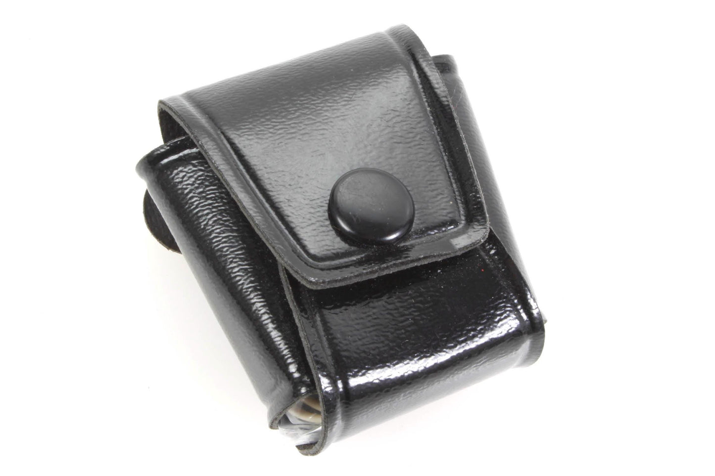 Vintage Earphones In Leather Case