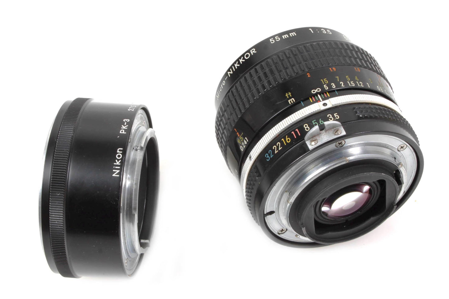 Nikon Macro Lens 55mm F/3.5 + Lens Extension