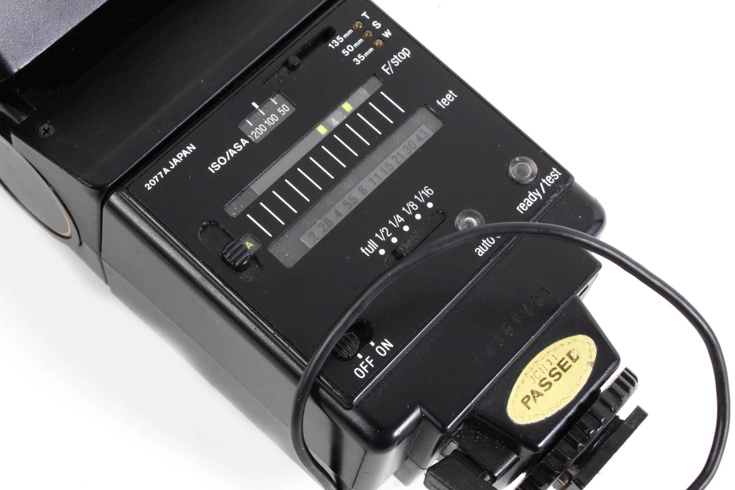 Sunpak Auot Zoom 333 Film Camera Flash WORKS with Cord & Manual