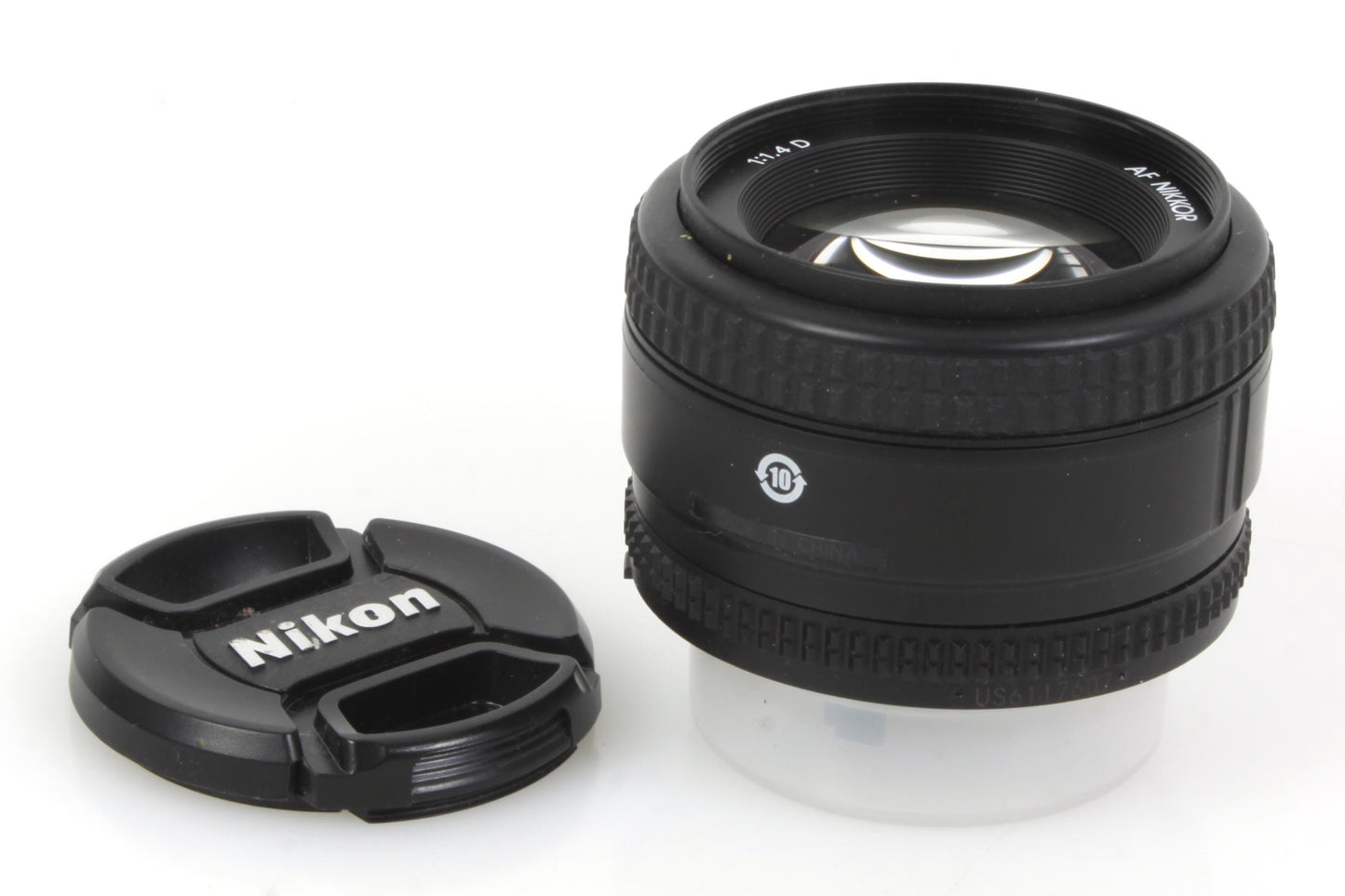 Nikon AF Nikkor 50mm F1.4 D Prime Lens w/ Caps
