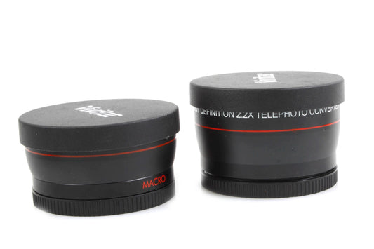 Vivitar 58mm Macro and Telephoto Lenses w/Cases