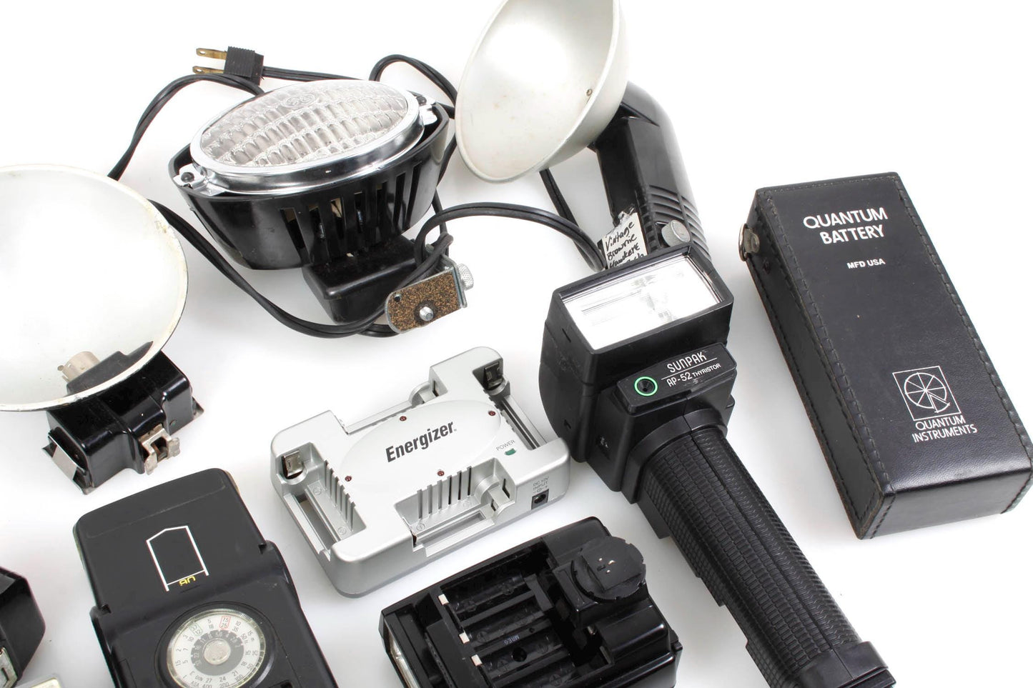 Lot of Broken Camera Flashes and Accessories PARTS