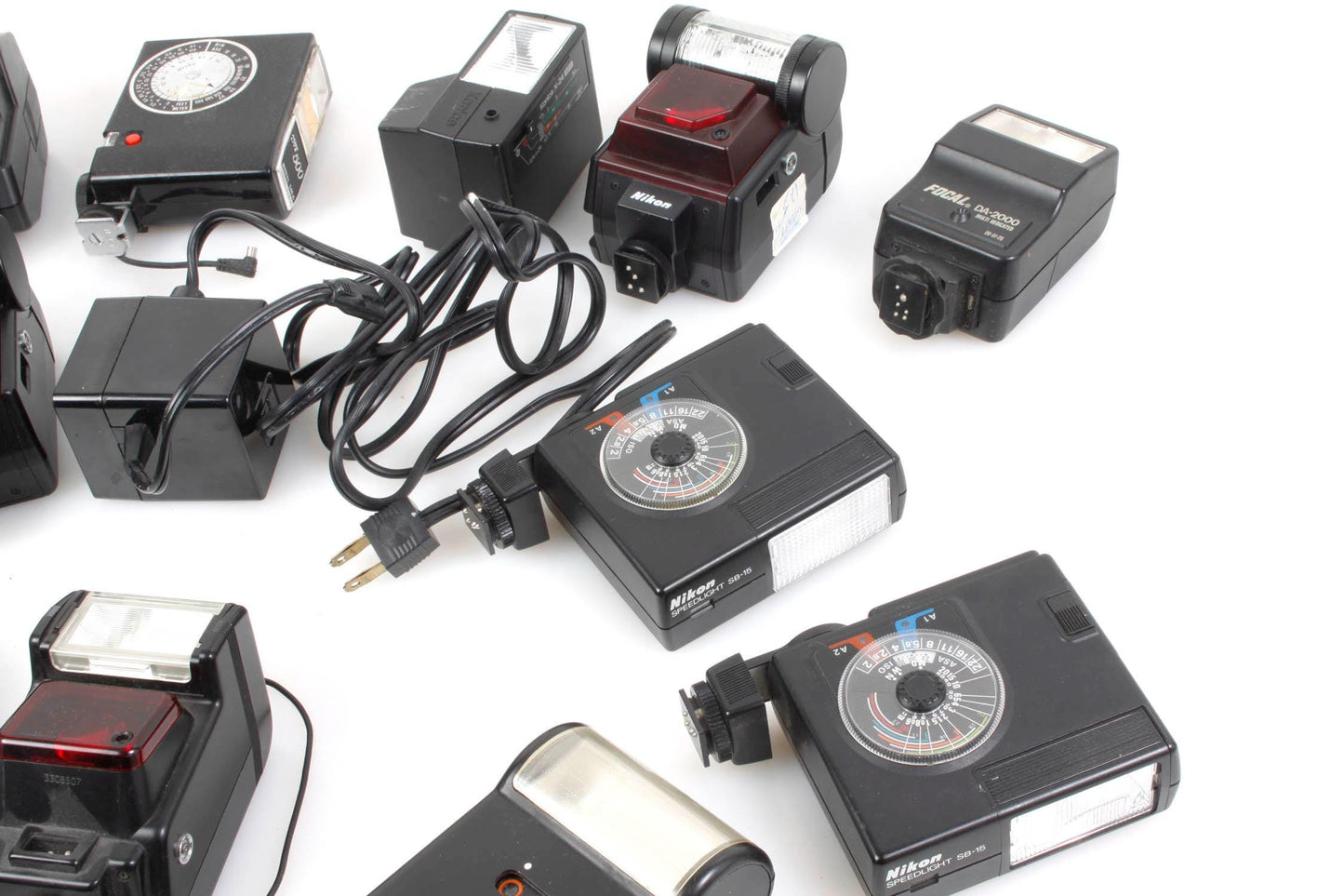 Lot of Broken Camera Flashes PARTS