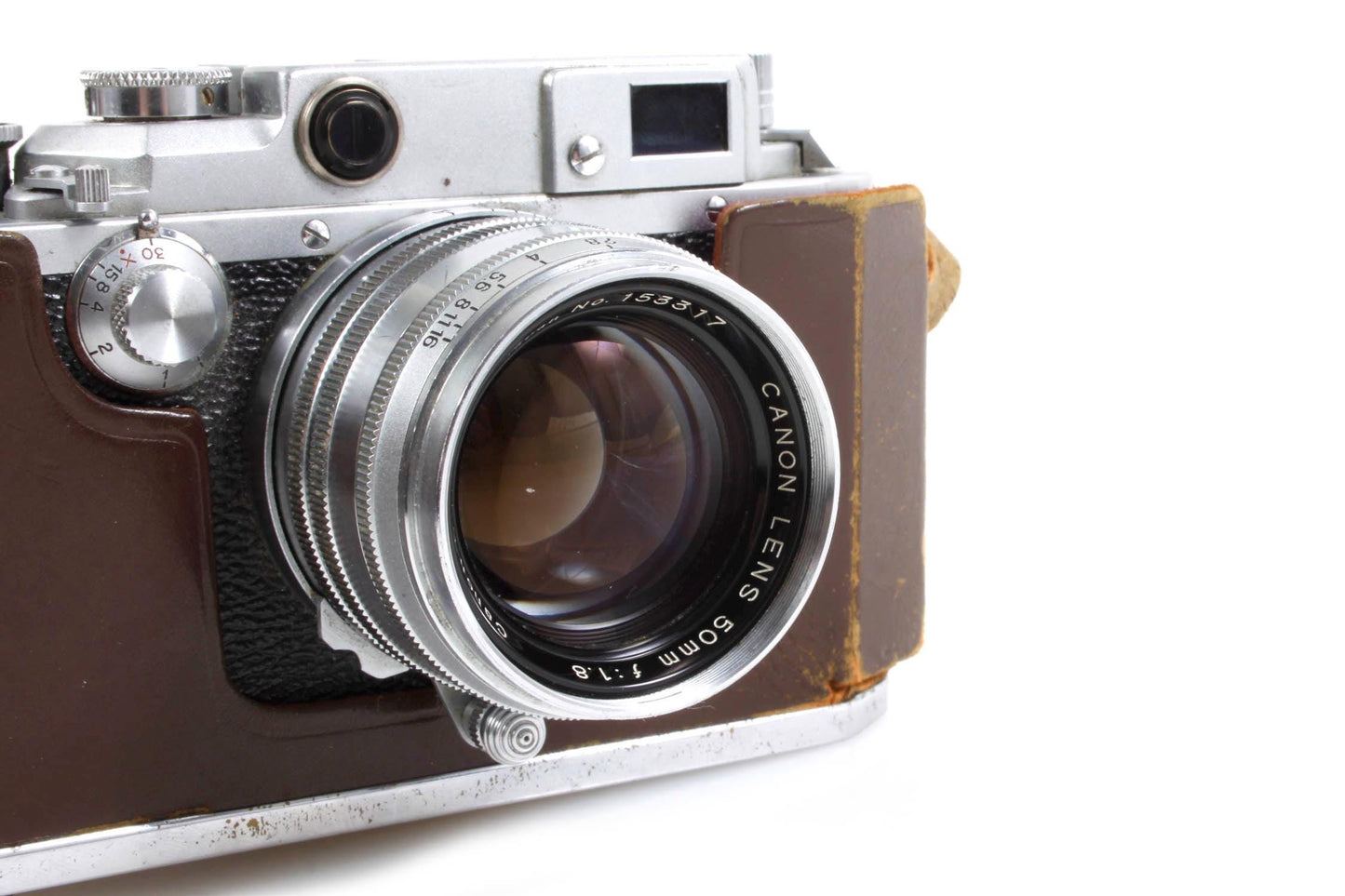 Canon Ep IIF 2F Rangefinder 35mm Film Camera w/ 50mm F/1.8 Lens TESTED