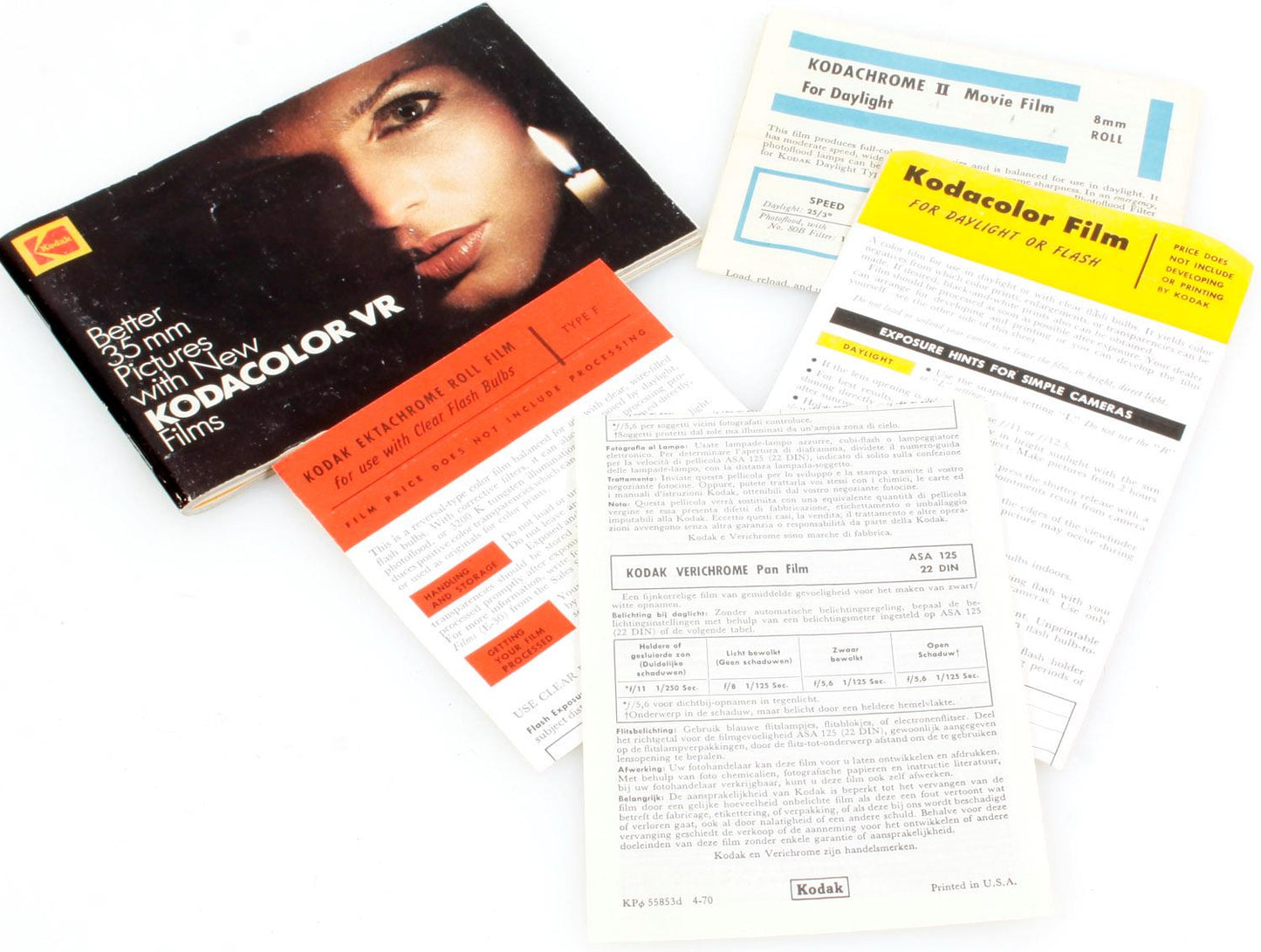 Kodak Film Literature Lot