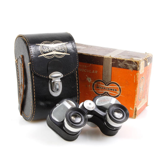 Vintage Mayflower 7x25 Model 505 Wide Angle Opera Binoculars Set