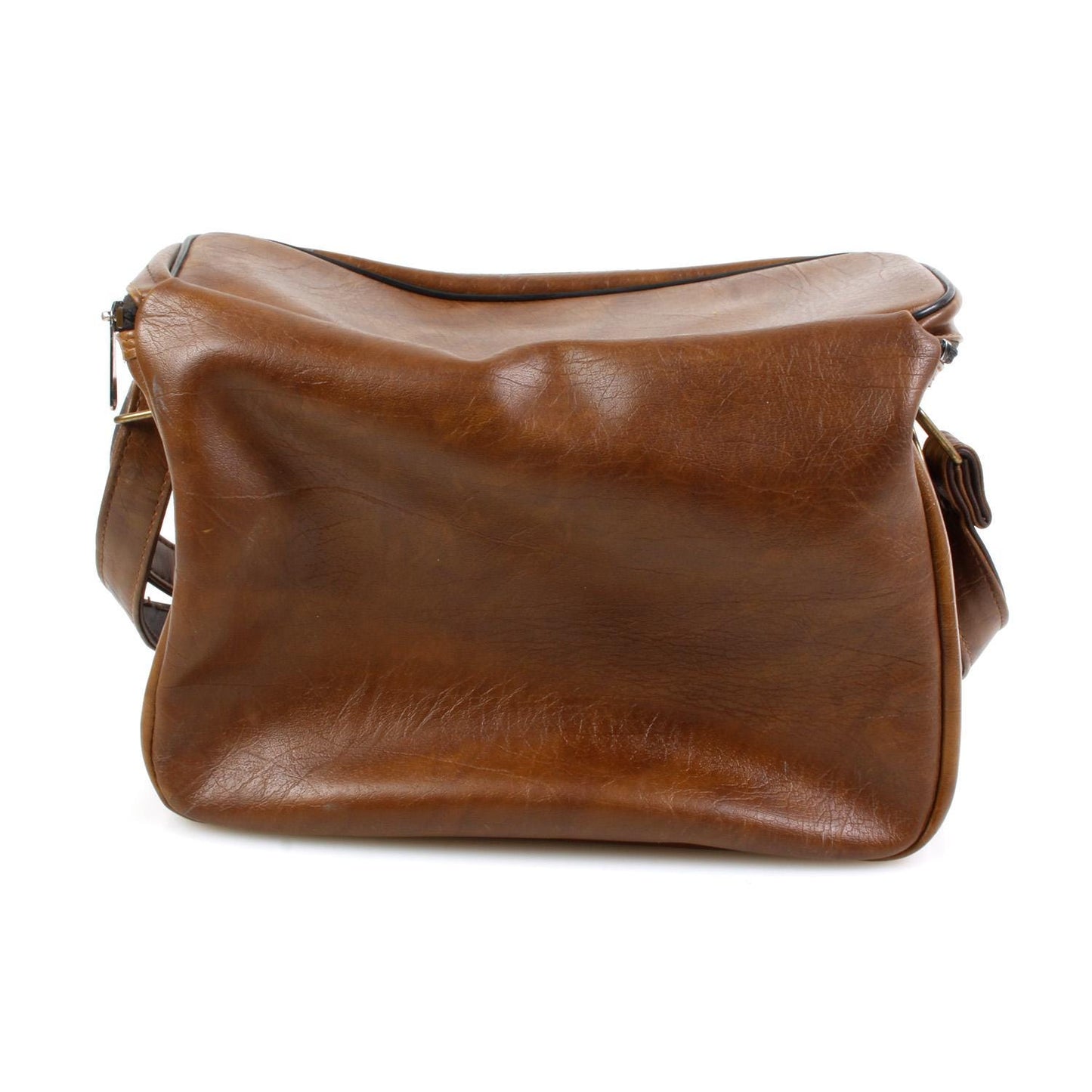 Vintage Leather Camera Bag Brown Leather Medium
