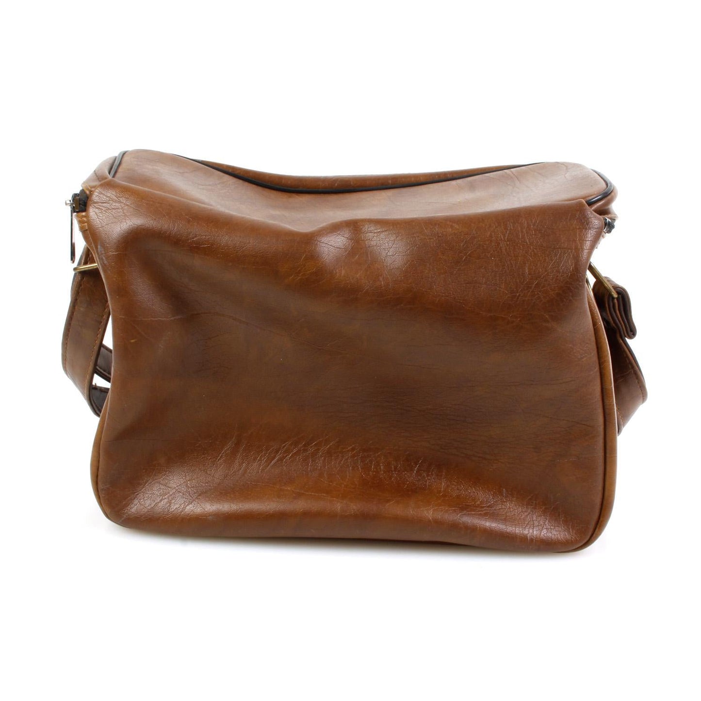Vintage Leather Camera Bag Brown Leather Medium